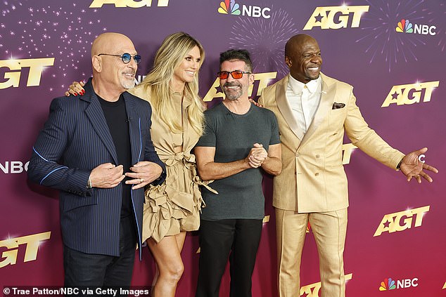 Crews joins Howie Mandell, Heidi Klum and Simon Cowell on America's Got Talent