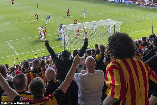 Partick Thistle supporters enjoyed their team's first league win of the season on Saturday