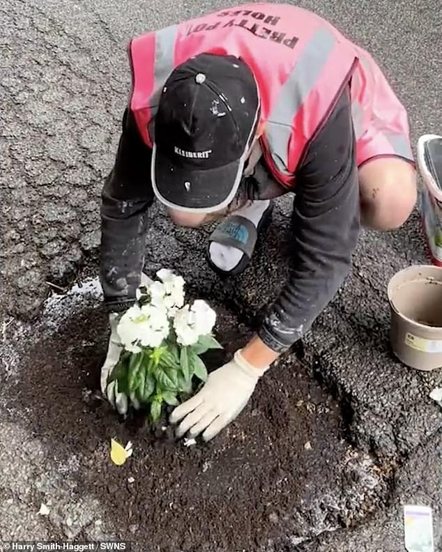 The gardener has posted his work as a watchdog on TikTok, with one of his videos going viral and receiving 2.7 million views