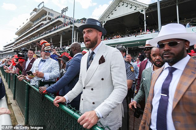 Kelce is now a part owner of a racehorse after attending his first Kentucky Derby on May 4