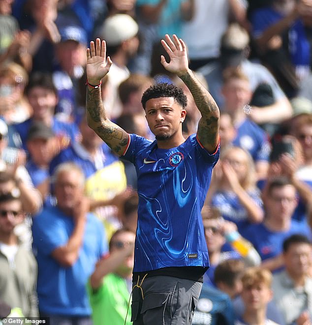 Sancho looked ready for his new challenge as he was greeted by the supporters of his new team