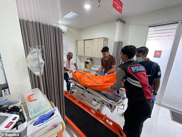 Ms Philip's body has been taken to Sanglah Hospital in Denpasar for further examination