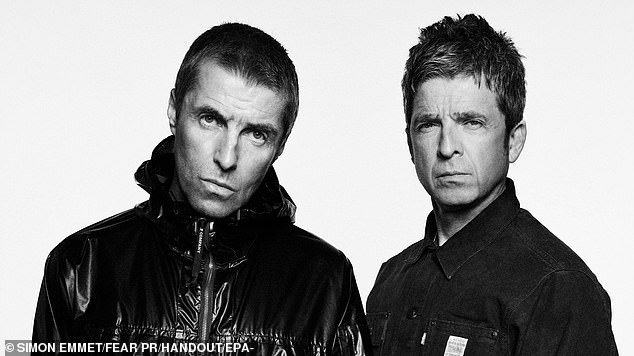 Oasis, led by famously warring brothers Liam and Noel Gallagher (pictured), have reunited for a world tour in 2025