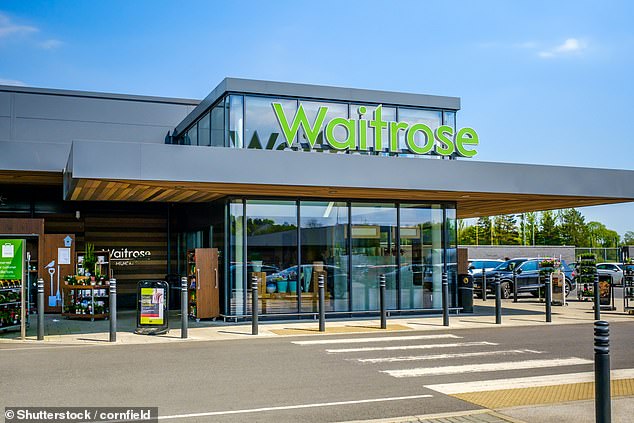 A Waitrose supermarket (stock image). Jessica Weston-Brown met her future husband Jaxom when they were both working as shop assistants at a branch of the supermarket chain in Eastbourne, West Sussex