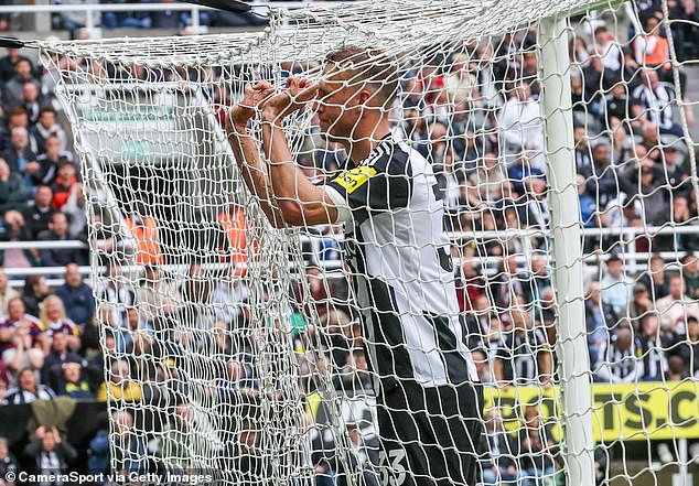 Newcastle won the Premier League match but the defender had a moment to forget