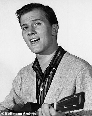 Pat Boone in his heyday in the 1950s, when he was Elvis Presley's biggest rival