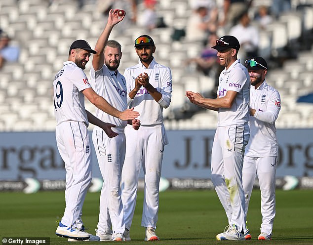 Atkinson now has 33 wickets in just five matches - a new English record for most wickets in a first Test summer