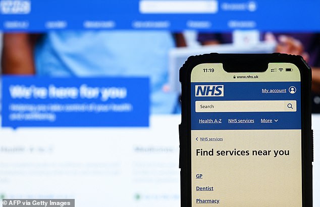 When they eventually get through to a receptionist, 22 percent have to fill in a form on their practice website and 16 percent make a request through the NHS app (Stock Image)