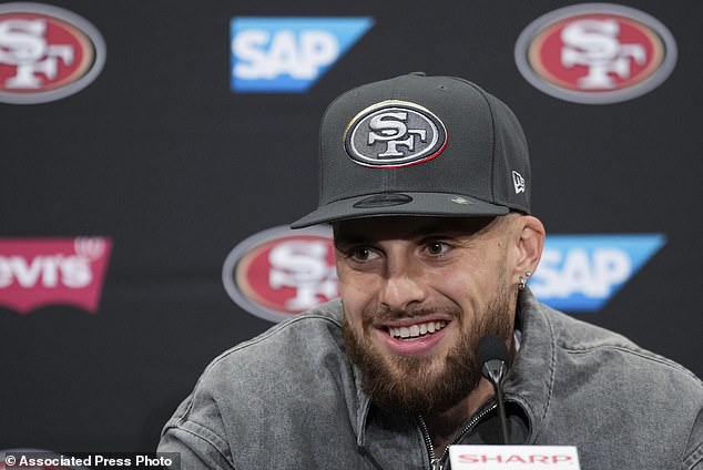 The 49ers drafted Ricky Pearsall, 23, in the first round (31st overall) of the 2024 NFL draft