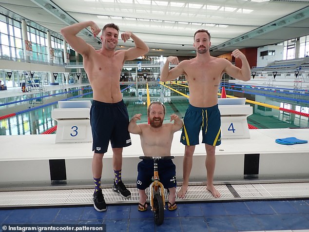 He may be small in stature, but Scooter showed his strength by winning his third medal