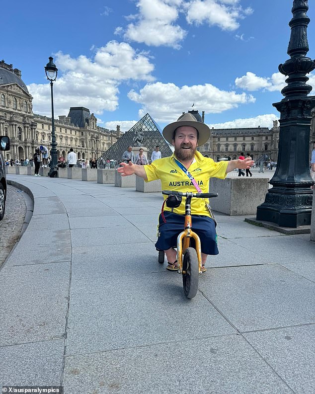 Scooter was born with dwarfism and diastrophic dysplasia and relies on his custom-made scooter to explore the sights of Paris.