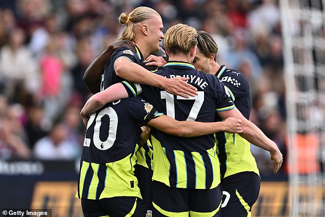 Man City continued their perfect start to the season with victory at the London Stadium