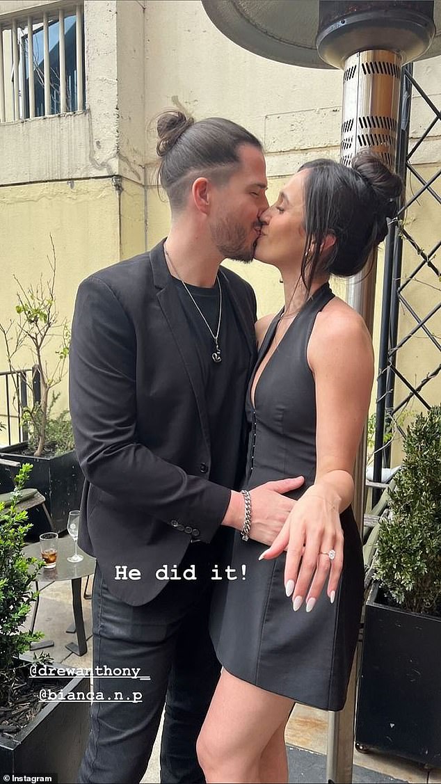 The couple first sparked romance rumours in May of that year after they were spotted discussing each other's sexual orientation on a night out in Melbourne.