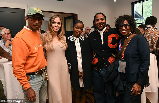 She also spoke with Pharrell Williams, Danielle Deadwyler, Malcolm Washington and Pauletta Washington