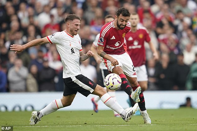 Bruno Fernandes had no influence on the match on Sunday as United suffered a defeat