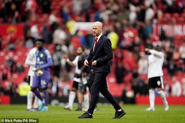 United's owners decided to stick with Ten Hag after a poor season - saved by the FA Cup - but will be unhappy after the Red Devils lost two of their first three league games