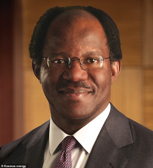 Geoffrey is the son of Adebayo Ogunlesi, 70, (pictured) a prominent Nigerian-American investment banker and businessman, with an estimated net worth if $2.3 billion