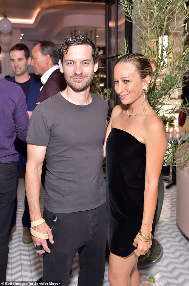 Her engagement comes eight years after she split from Tobey, and four years since she filed for divorce; seen with the actor in 2018