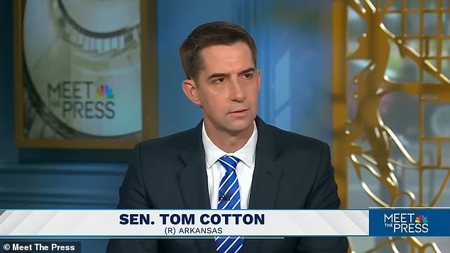 Republican Senator Tim Cotton has accused Biden and Harris of ignoring the proper handover ceremony for the 13 service members killed during the withdrawal from Afghanistan