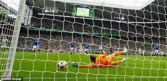 The goalkeeper was criticised for his positioning as Furuhashi scored Celtic's second goal