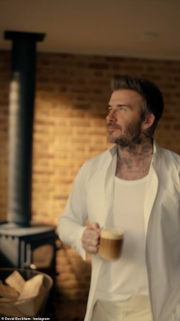 Last year, David joined Nespresso's advertising campaign alongside the likes of George Clooney and Bridgerton star Simone Ashley as the official face of the brand