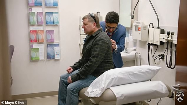 Doctors determined that his suspected acid reflux was not a stomach problem after detecting a heart murmur, or an unusual sound when listening to the heart.