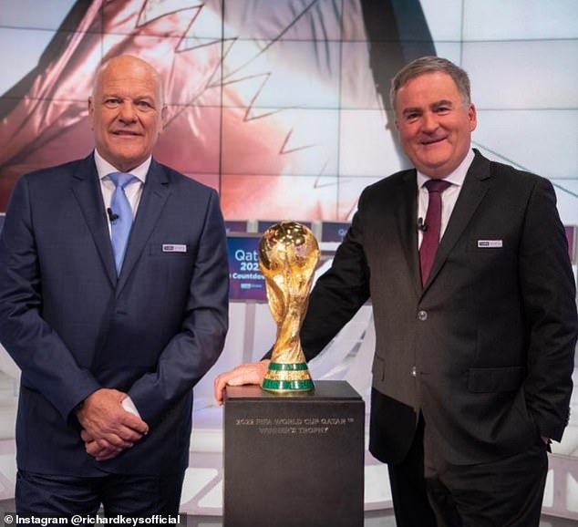 In 2011, Keys and his former colleague Andy Gray (left) were fired by Sky after a series of sexist comments came to light