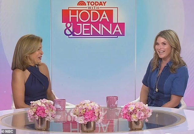 Hoda joked about Jenna on the show last week for a 