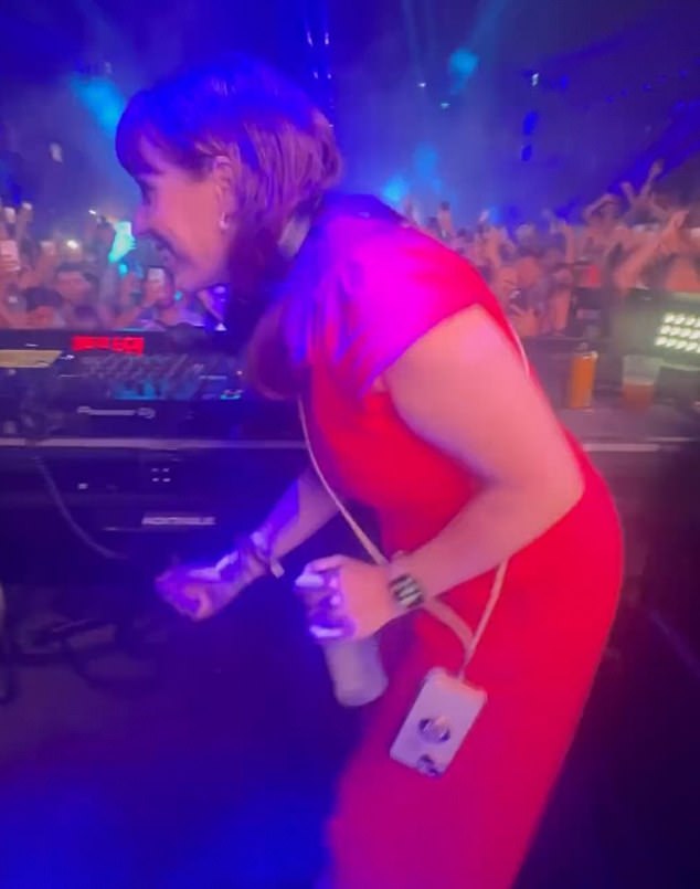 The footage shows the deputy prime minister, who has previously boasted of all-night vodka-fuelled rave sessions, dancing to a remix of Somebody That I Used to Know