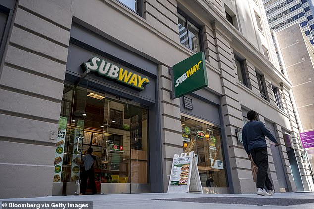 Subway sales are said to have fallen by 5 to 10 percent in some regions