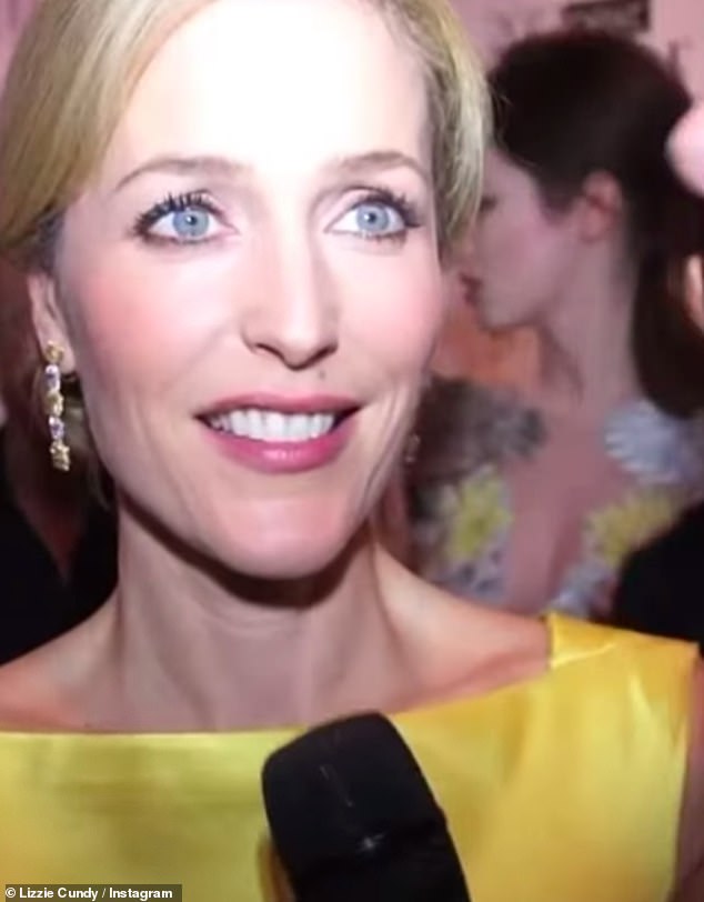 Gillian was among the other stars she interviewed who will feature in the new Amazon show