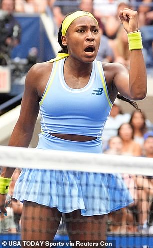 Coco Gauff at the 2024 US Open