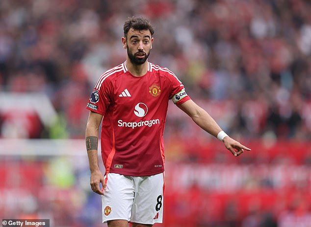 Club captain Bruno Fernandes gave the squad a telling off at half-time as Liverpool flexed their muscles at Old Trafford