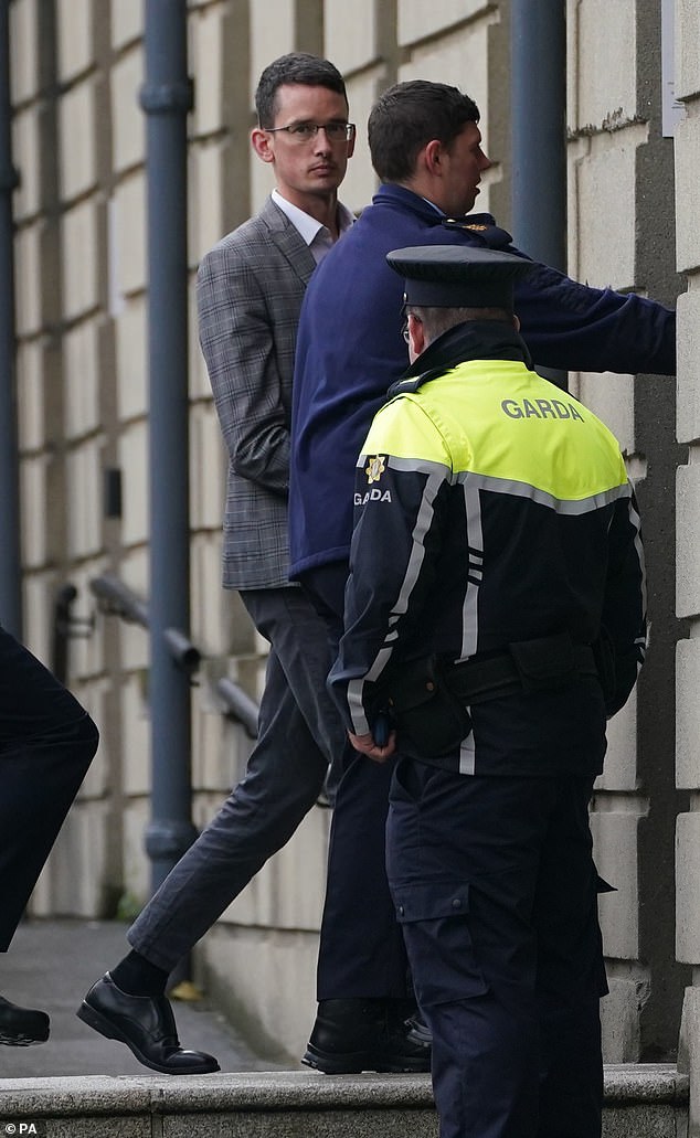 Burke arrives at the High Court in Dublin in September 2022, after being jailed in Dublin's Mountjoy Prison for breaching an interim court order keeping him away from his workplace.