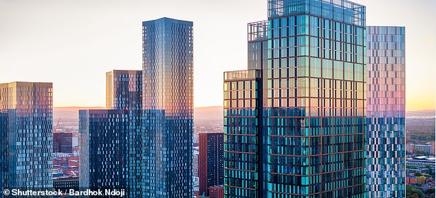 Manc-hattan: The city has undergone a transformation over the past two decades, with large numbers of gleaming 30 to 60-storey apartment blocks now dominating the skyline