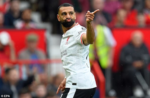 Mohamed Salah scored against United, with Slot's side scoring seven goals and conceding none