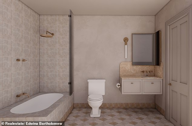 Edwina revealed that each bathroom in the new cabins will have a different design