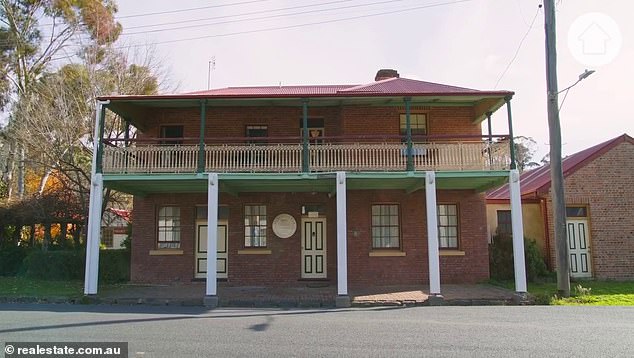 In May 2023, Edwina posted a video showing the property, known as 'The Victoria Hotel', which was built in 1846. (Pictured)