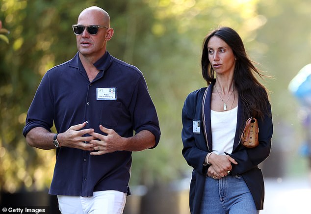 A trust tied to businessman Alexander von Fürstenberg, pictured with his wife Ali Kay, paid $10 million for the luxury three-bedroom, four-and-a-half-bathroom apartment in the complex where Miller lives.