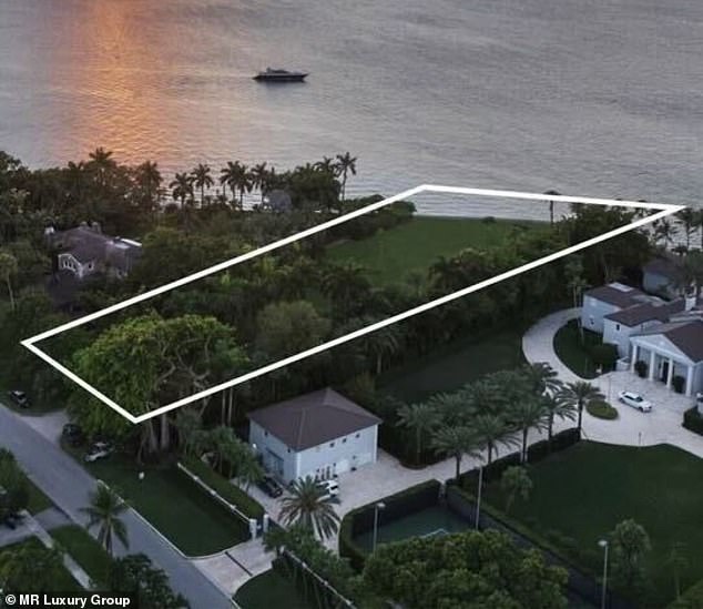 The 1.5-acre lot overlooks Biscayne Bay and is located in one of Miami Beach's most exclusive and affluent residential communities