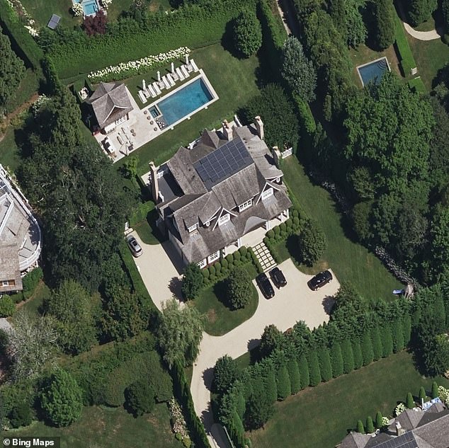 He was found unconscious in the garage of the couple's $15.5 million Hamptons home, which is now for sale.