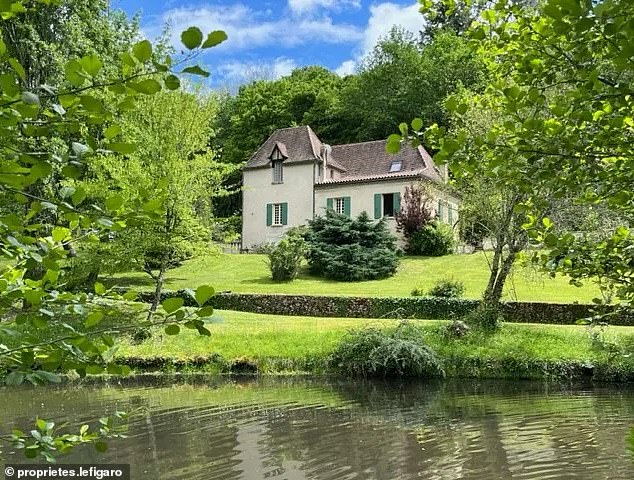 Brittany Higgins and David Sharaz's home in France (pictured) is for sale, with an asking price of approximately $685,000