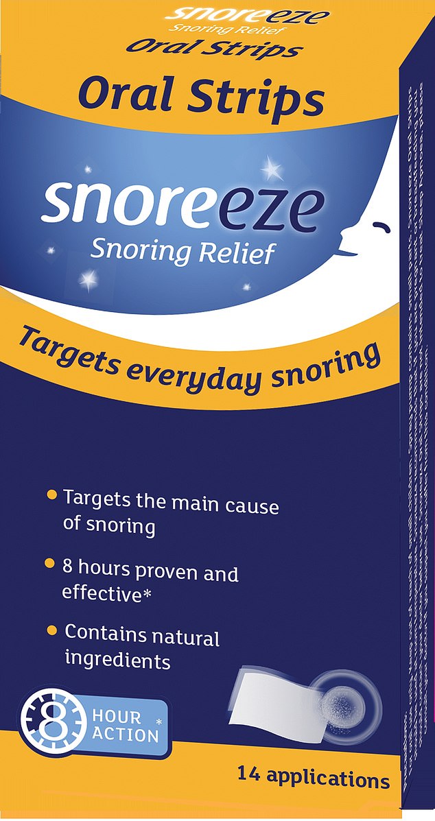 Snoreeze Snoring Relief Oral Strips