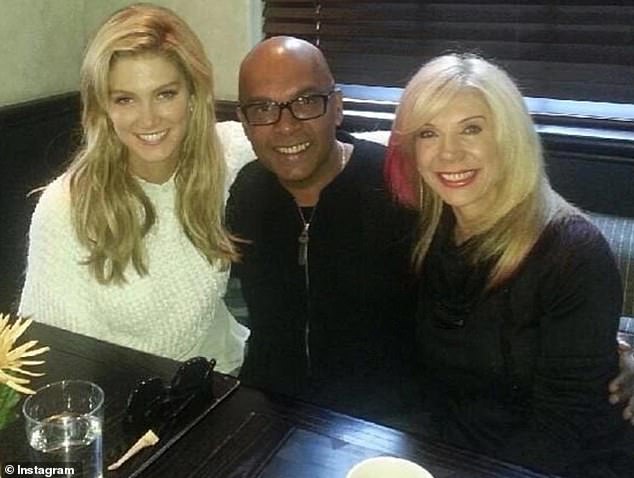 Jaanz has been described as a 'master coach' and has mentored superstars such as Delta Goodrem, as well as winners and contestants from TV shows including The Voice, Australian Idol, Australia's Got Talent and X Factor (pictured Delta Goodrem with David and Lynn Jaanz)