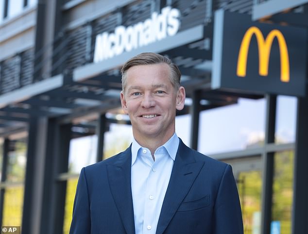 McDonald's CEO Chris Kempczinski (pictured) said in an April earnings call: 