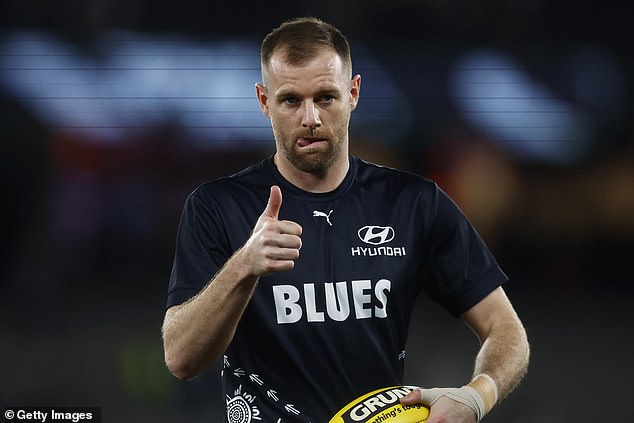 AFL players typically take up to 12 months to recover from an anterior cruciate ligament (ACL) tear, but Docherty is back on his feet in six months.