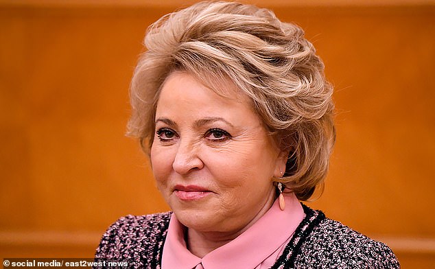 Putin is famous for his circle of aging pals. Pictured: Head of the Russian Senate Valentina Matviyenko, 75