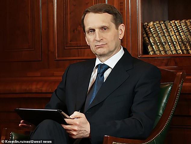 SVR spy chief Sergei Naryshkin, 69