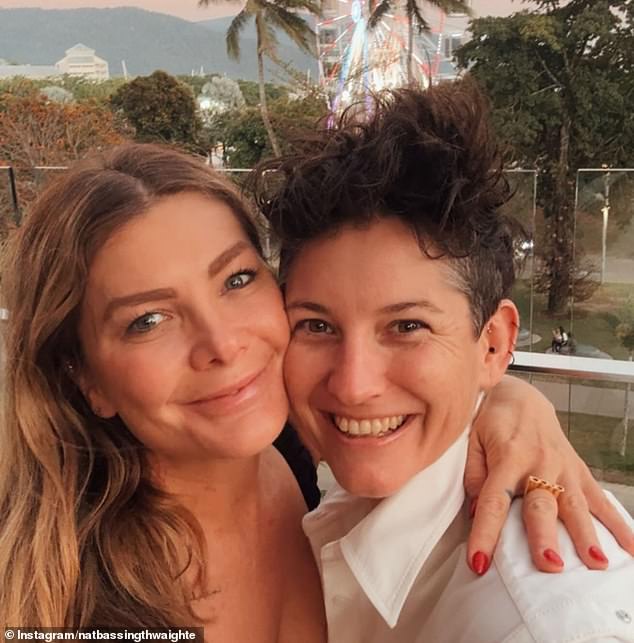 Natalie shared this loved-up selfie of herself and Pip on her 'birthday week' on Sunday and on Tuesday wrote a lengthy letter on social media to the people who had left 'deliberately malicious' comments on it