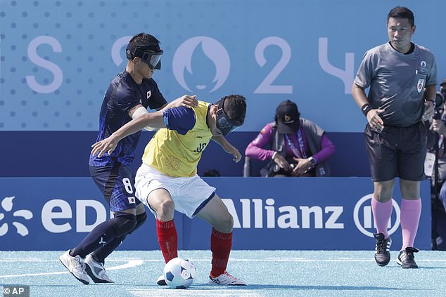 The Paralympic Blind Football Tournament saw both teams give their all and play with so much skill